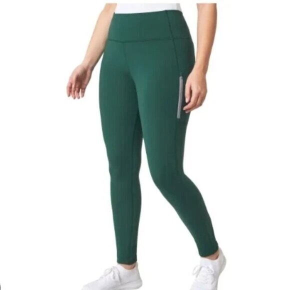 Mondetta Women's XL Performance & Luxury Green High-Waisted Leggings - Picture 1 of 6